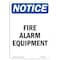 Signmission OSHA Notice, 5" Height, Fire Alarm Equipment Sign, 5" X 3.5", Portrait OS-NS-D-35-V-12530 - alternate 1
